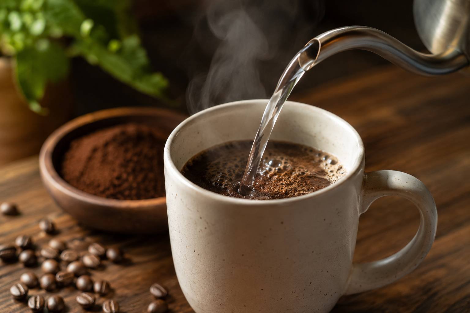 How to make black coffee at home